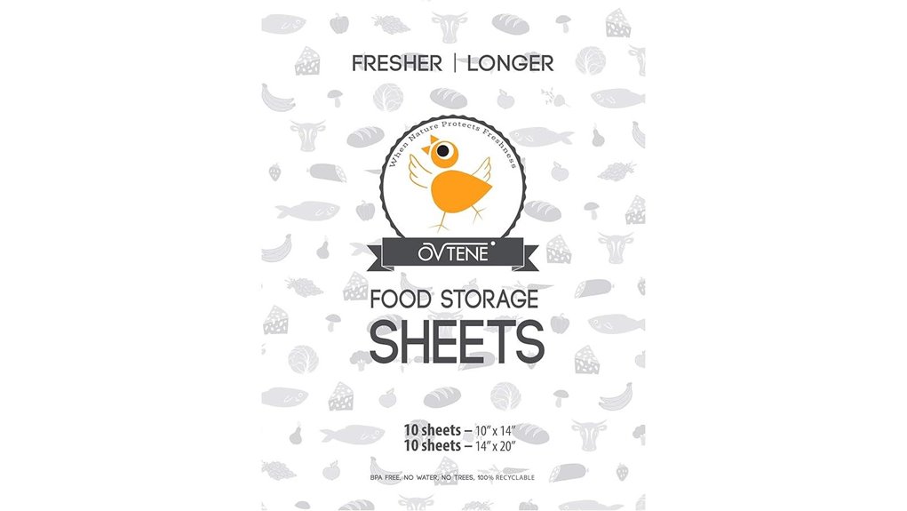 multipurpose food storage sheets