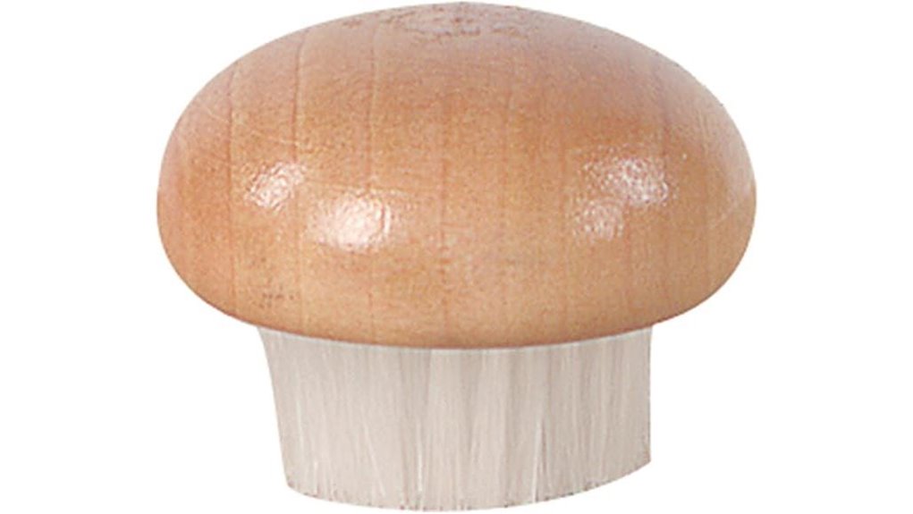 mushroom brush with nylon