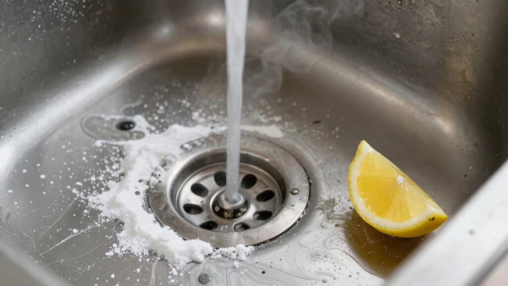 natural kitchen sink cleaning