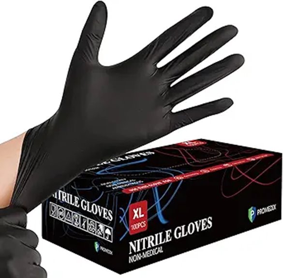 nitrile gloves disposable 100 count