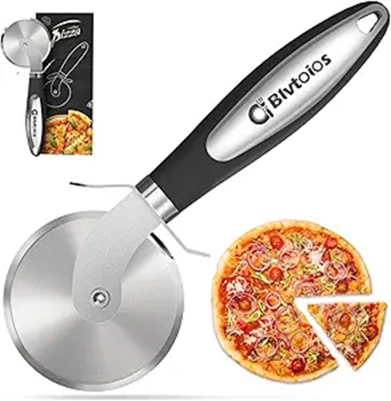non slip handle pizza cutter