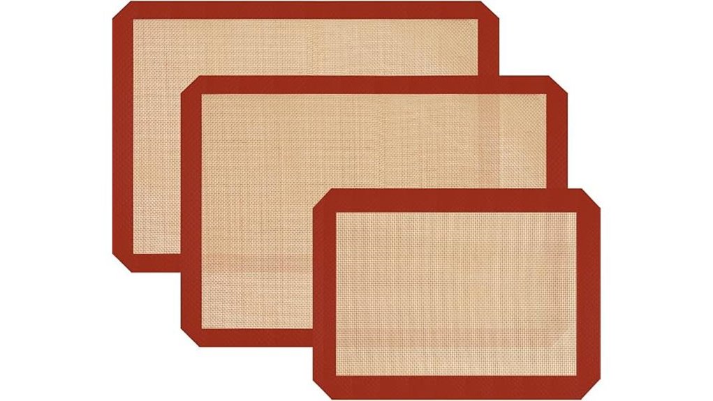 non stick silicone baking mats