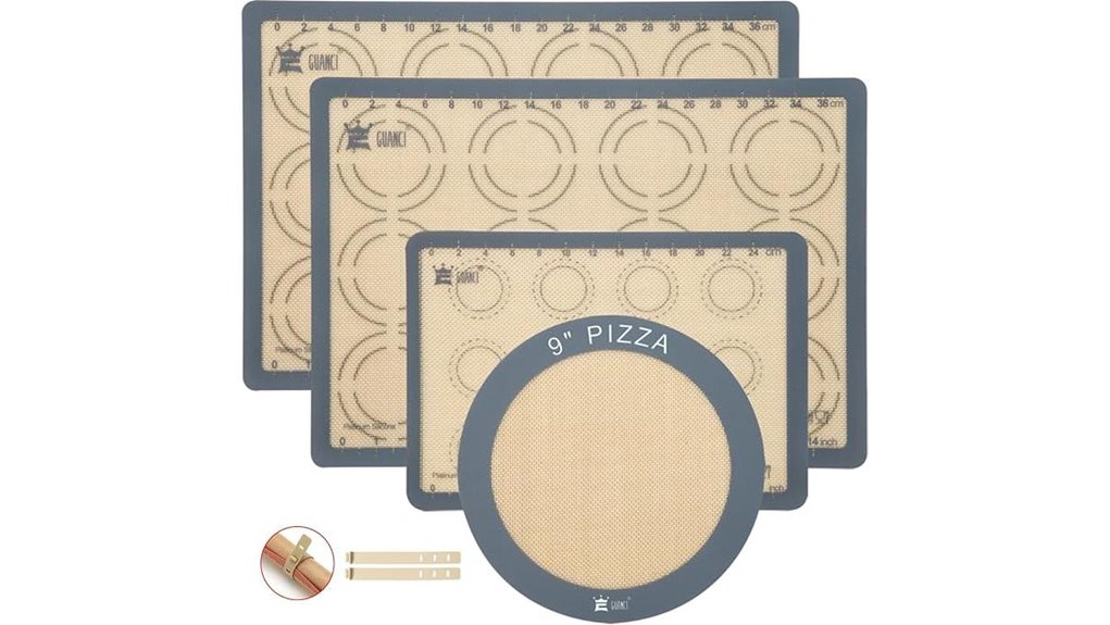 non stick silicone baking mats