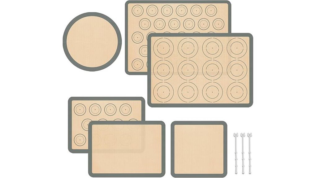 non stick silicone baking mats