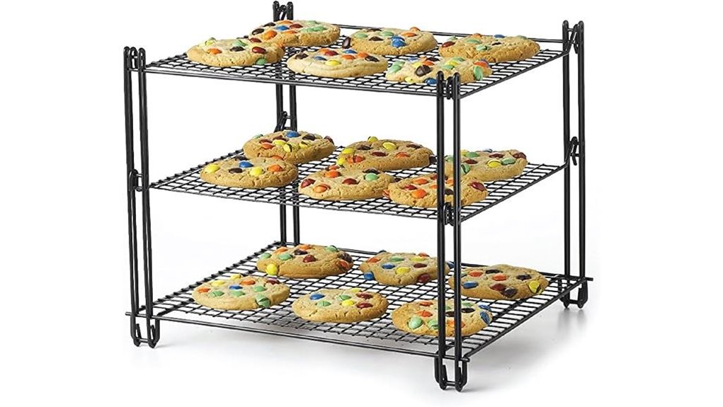 non stick tiered cooling rack