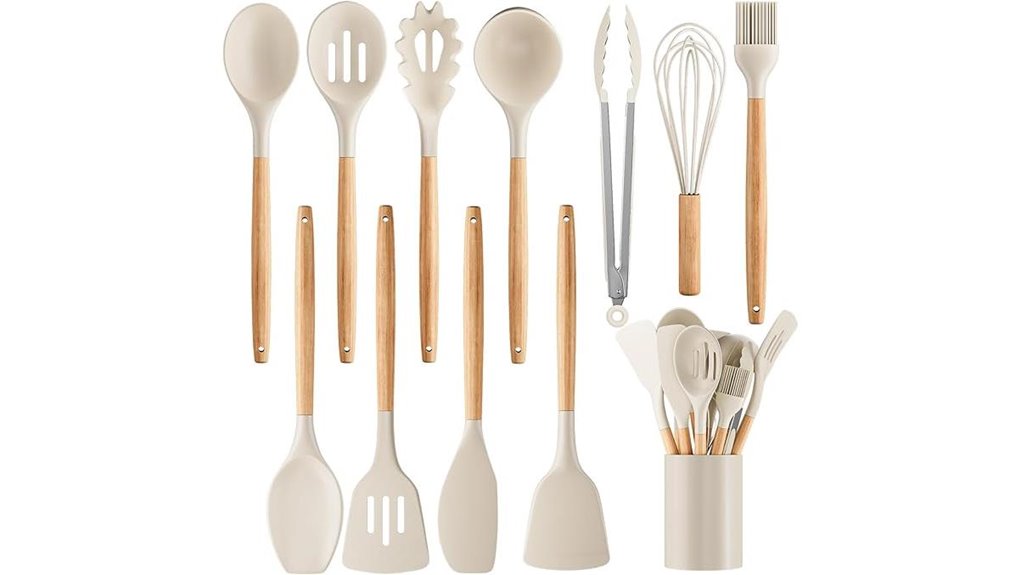 nonstick silicone kitchen tools