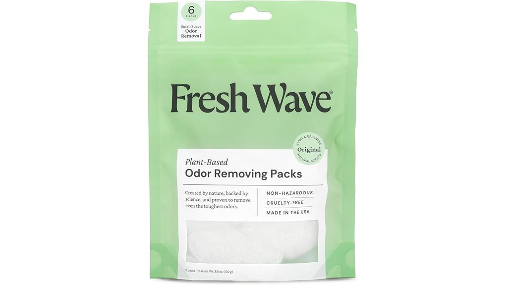 odor eliminating deodorizing packs