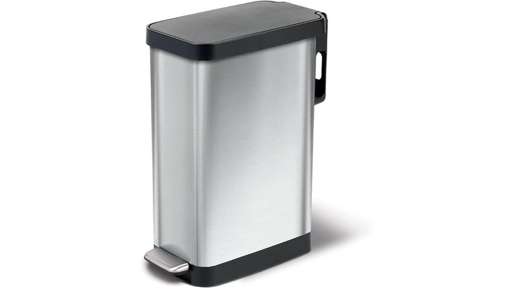 odor resistant trash can design