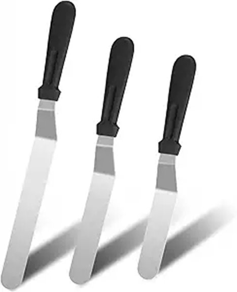offset icing spatulas set