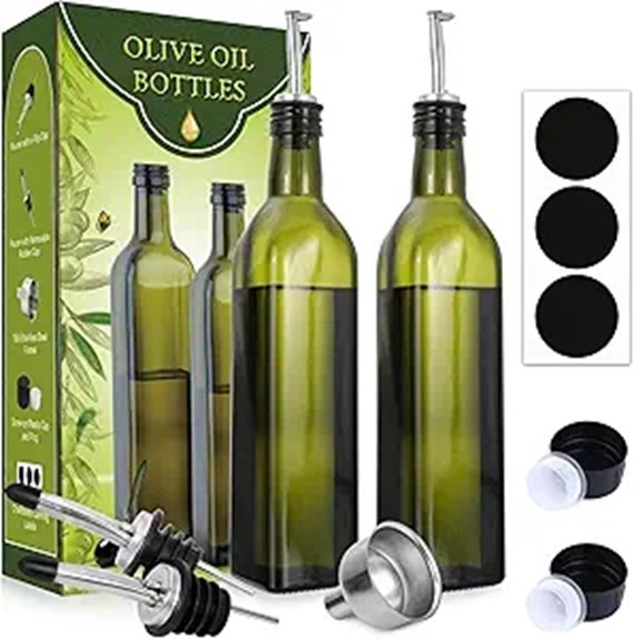 olive oil dispenser set