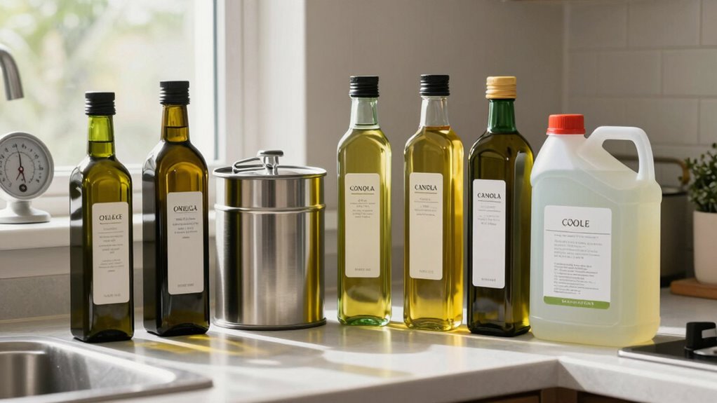 opaque airtight oil containers