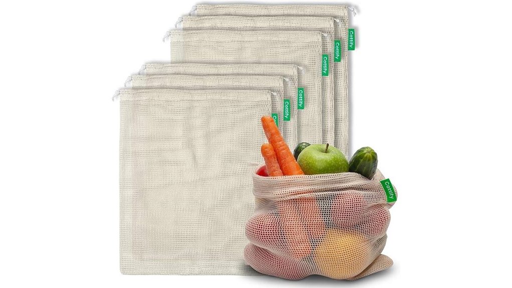 organic cotton produce bags