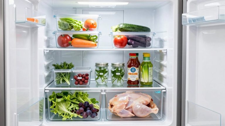 organize fridge to save