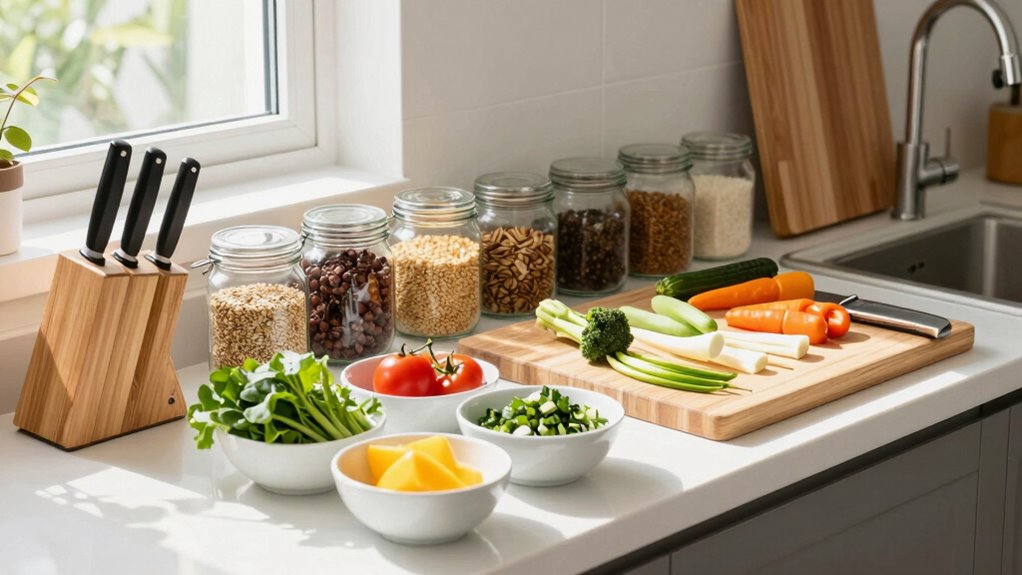 organized kitchen enhances efficiency