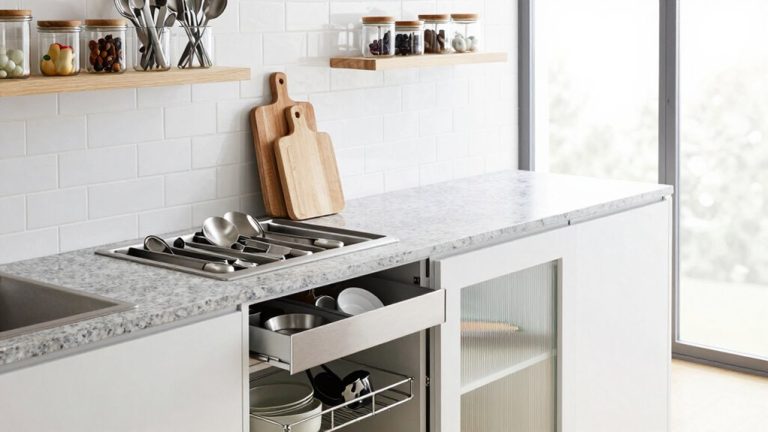 organized storage for utensils