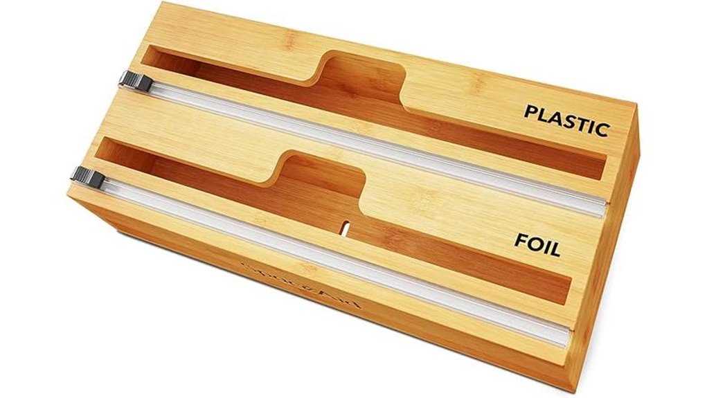 organizer with cutter labels