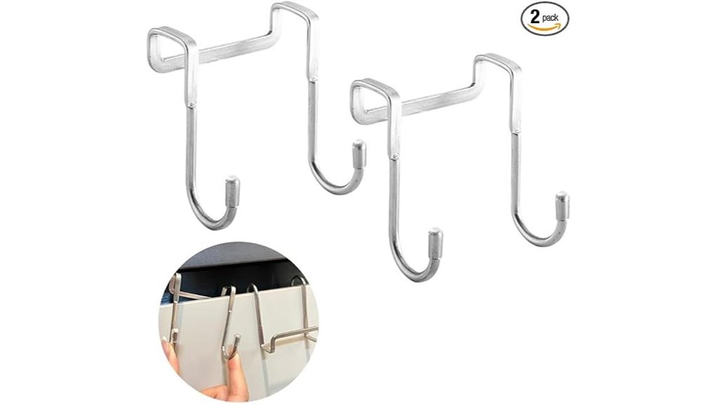 over cabinet hanging hooks