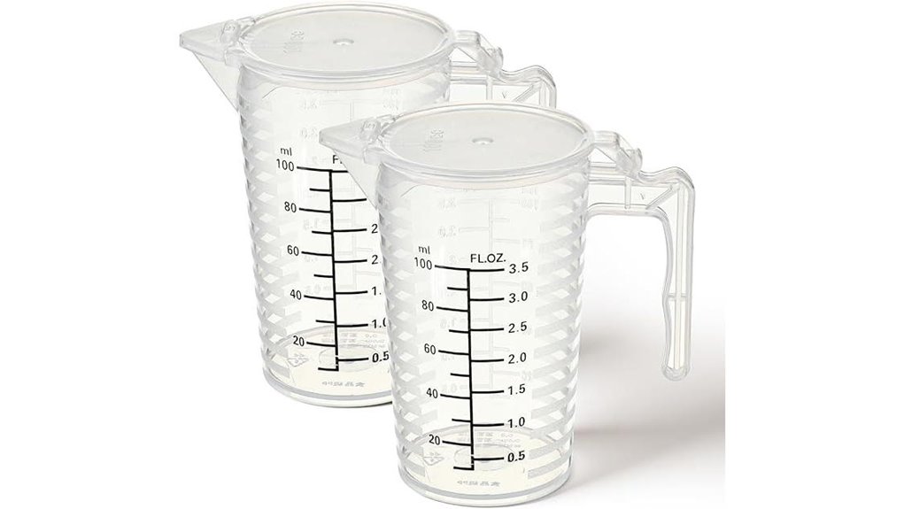 plastic measuring cups set