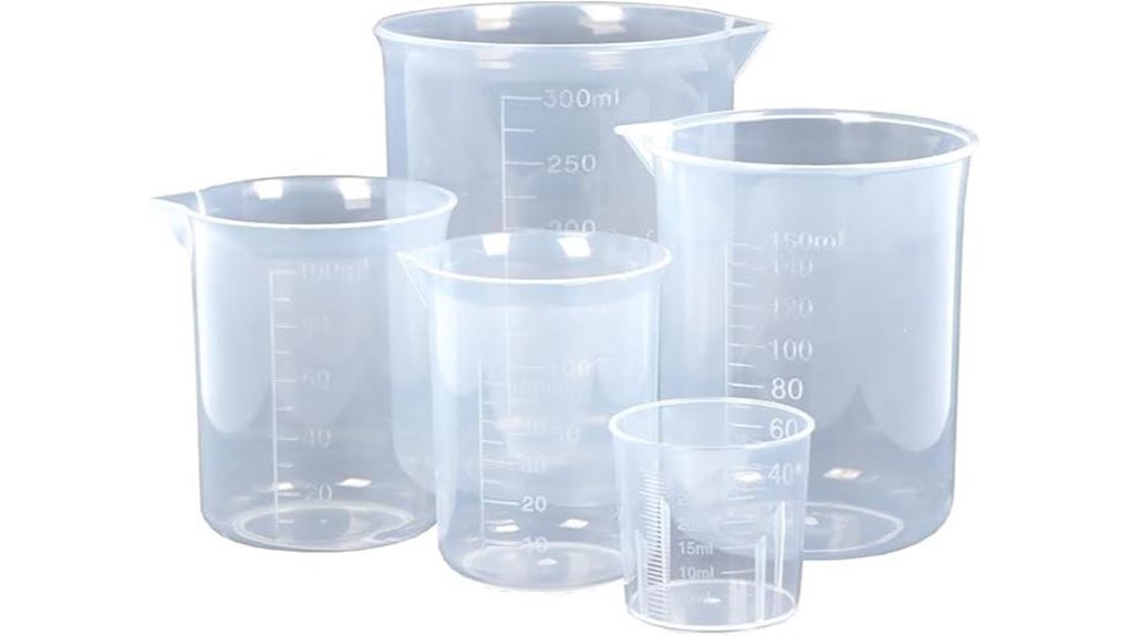 plastic measuring jugs set