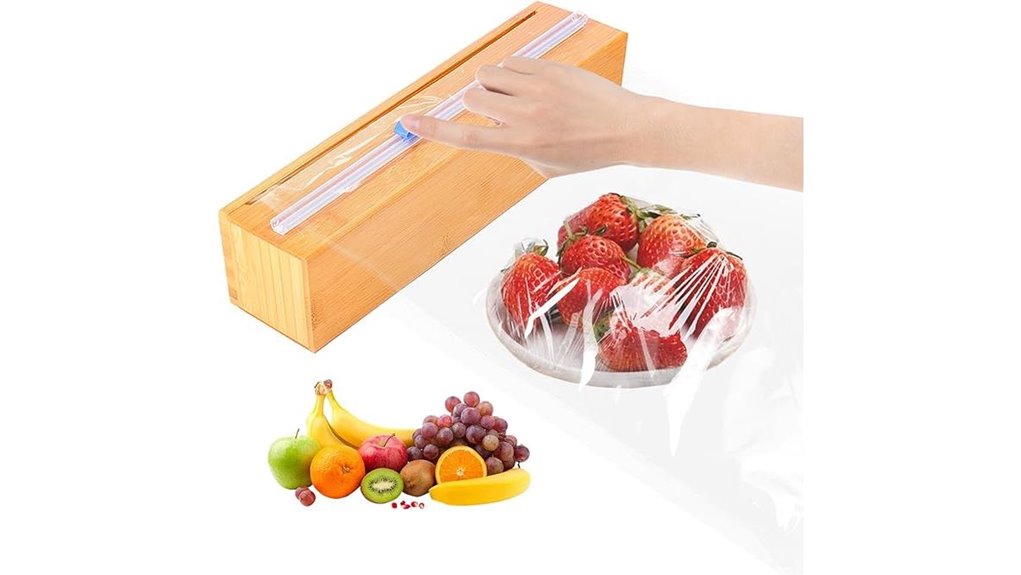 plastic wrap dispenser cutter