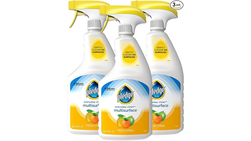 pledge cleaner spray pack