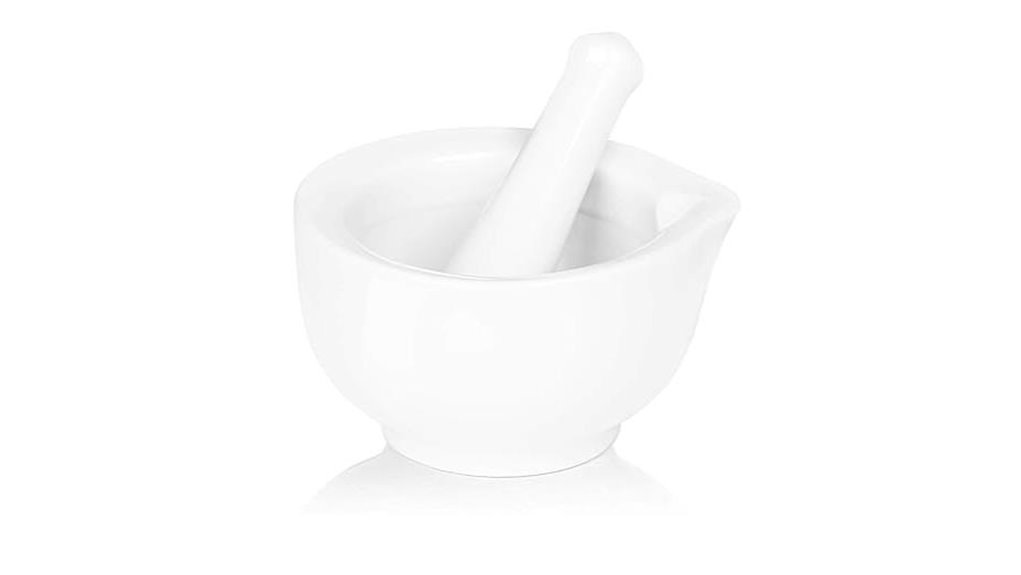 porcelain mortar and pestle