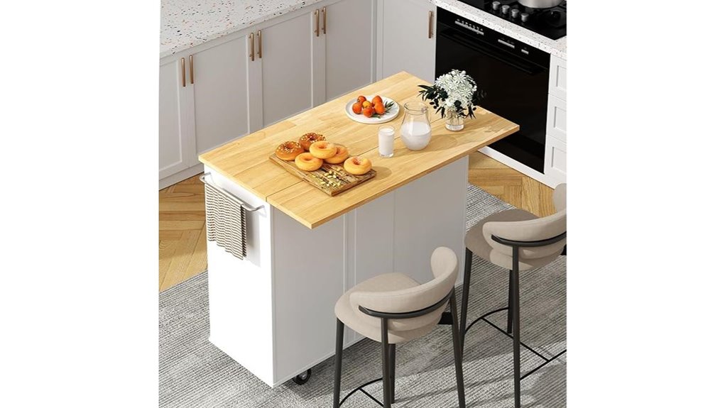 portable kitchen storage island