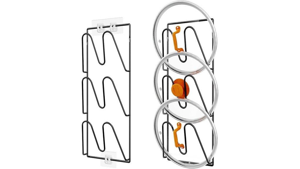 pot lid organizer rack