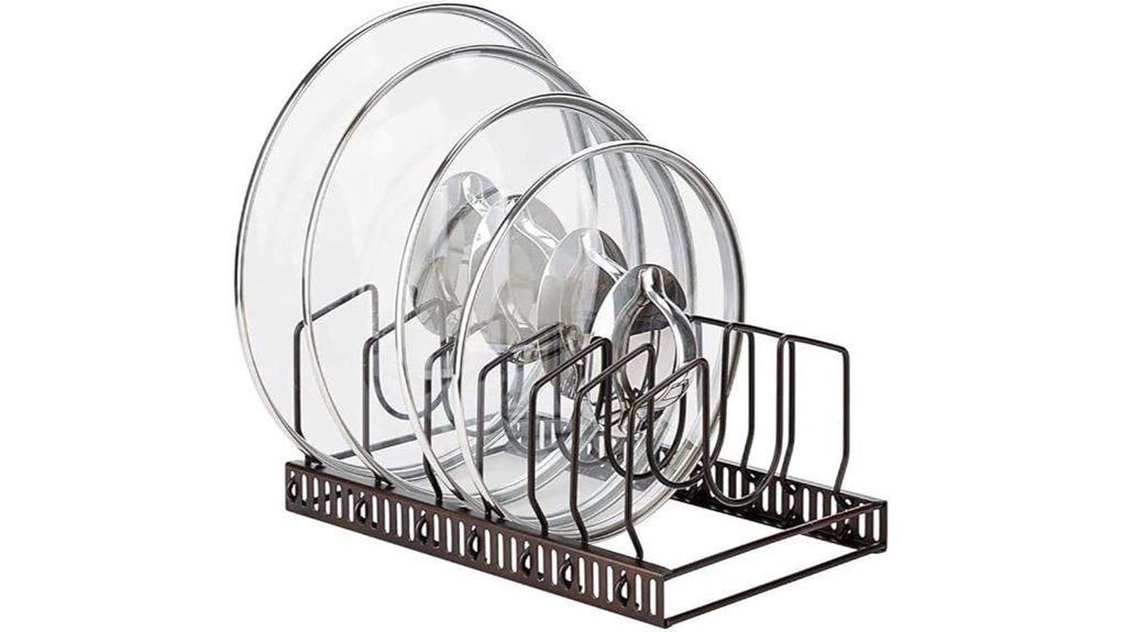 pot lids organizer rack