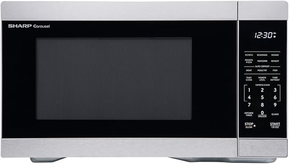 powerful countertop microwave oven
