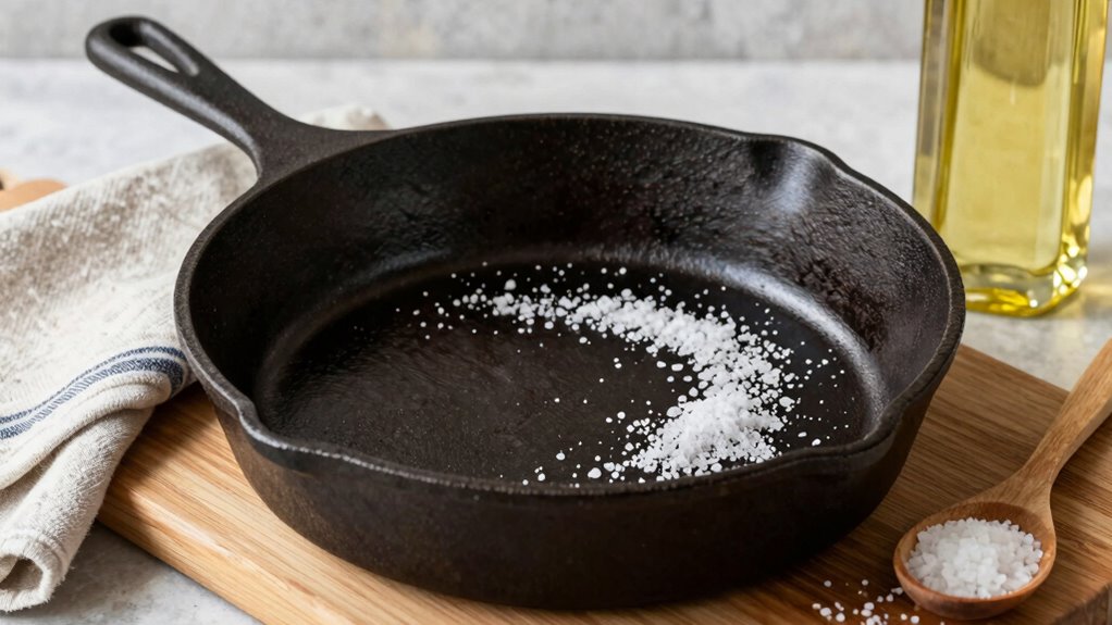 preserve cast iron seasoning