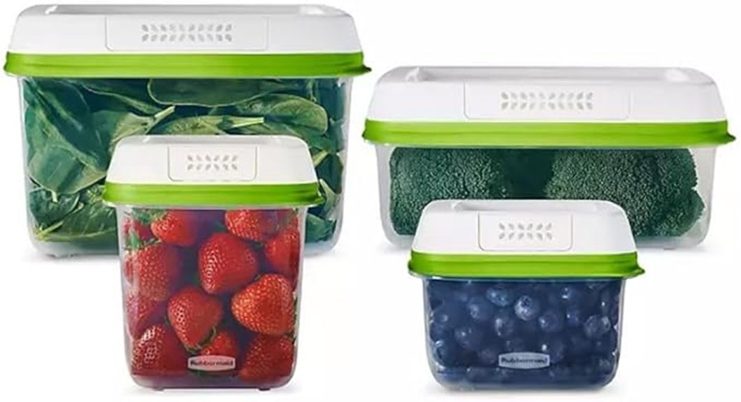 produce storage container set