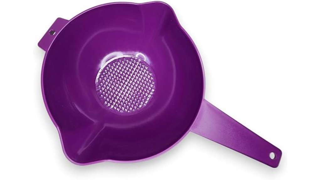 purple 2 quart colander