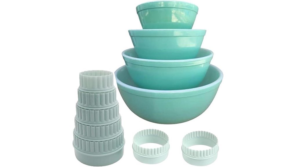 pyrex bowl display stands