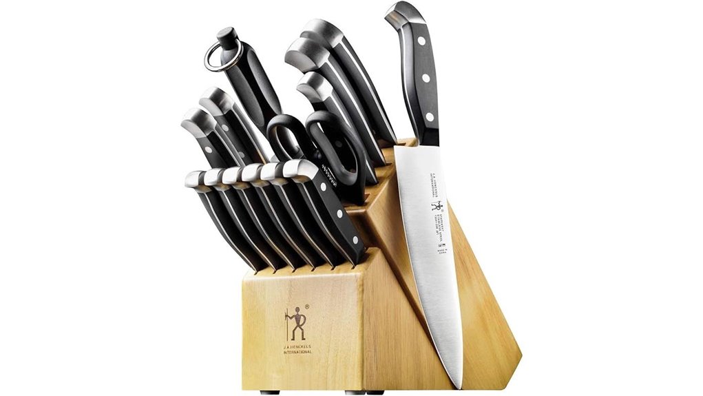 quality knife set block