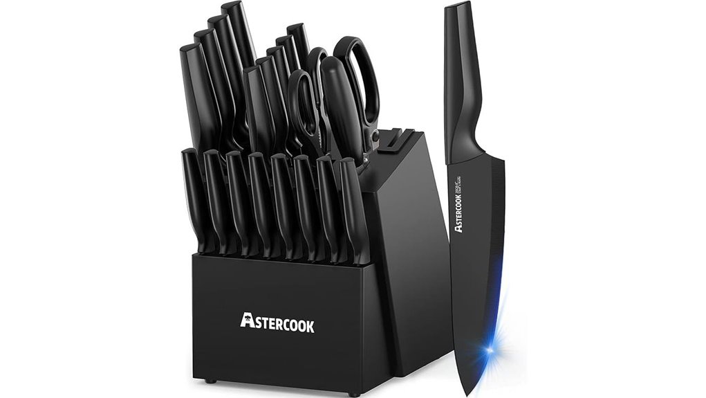 quality knife set included