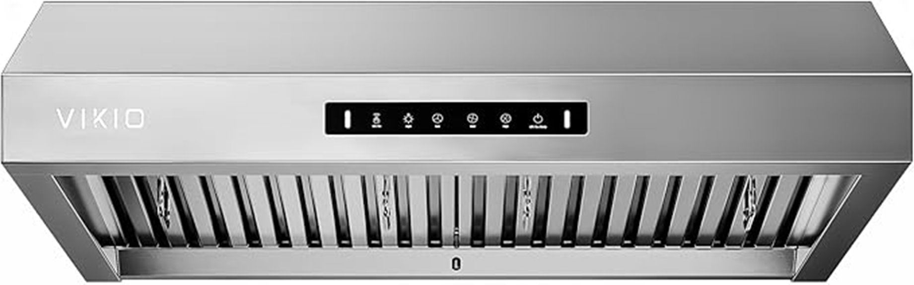 quiet stainless steel range hood