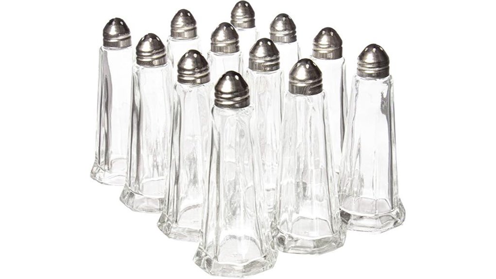 refillable glass spice shakers