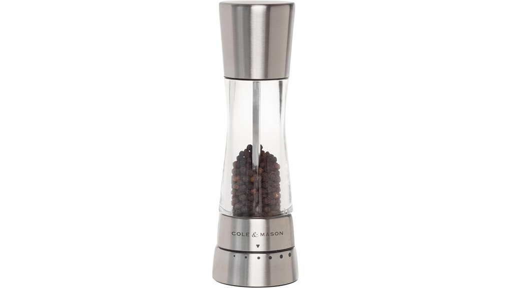 refillable kitchen pepper grinder