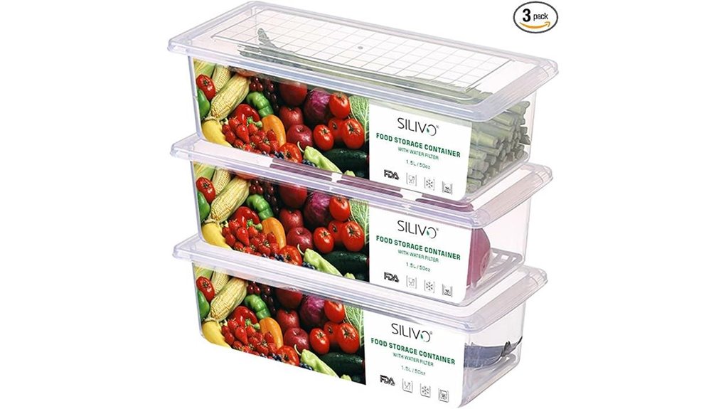 refrigerator produce storage containers