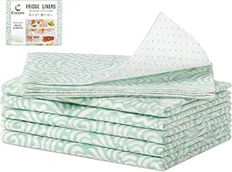 refrigerator shelf liners pack