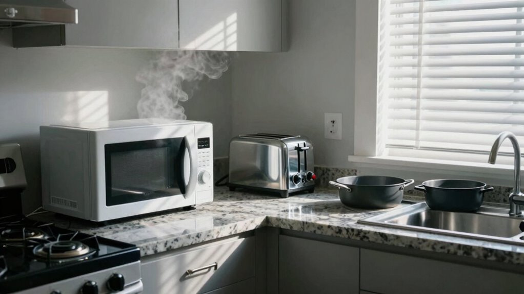 relocate heat producing appliances