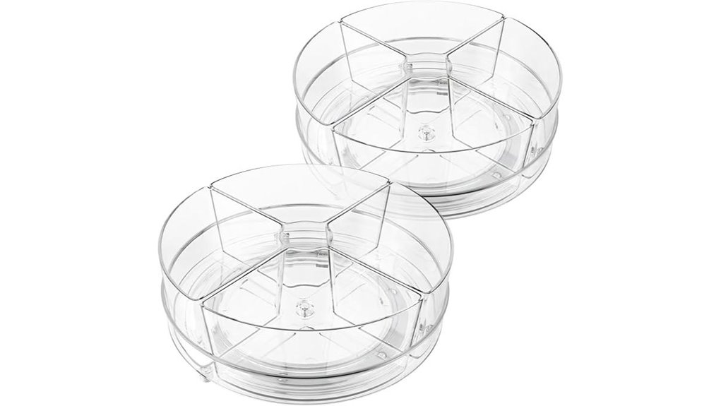 removable bins for organization