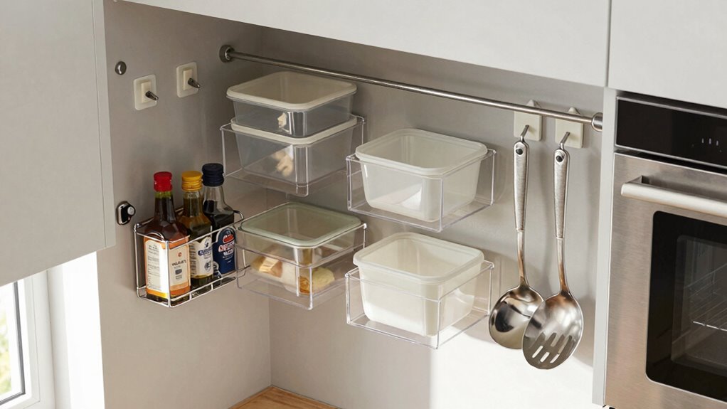 removable cabinet organization solutions