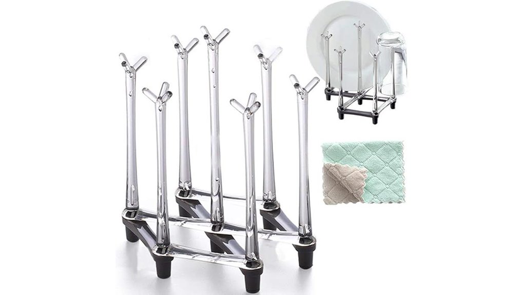 retractable cup drying rack