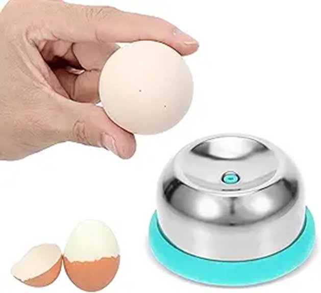 retractable pin egg piercer