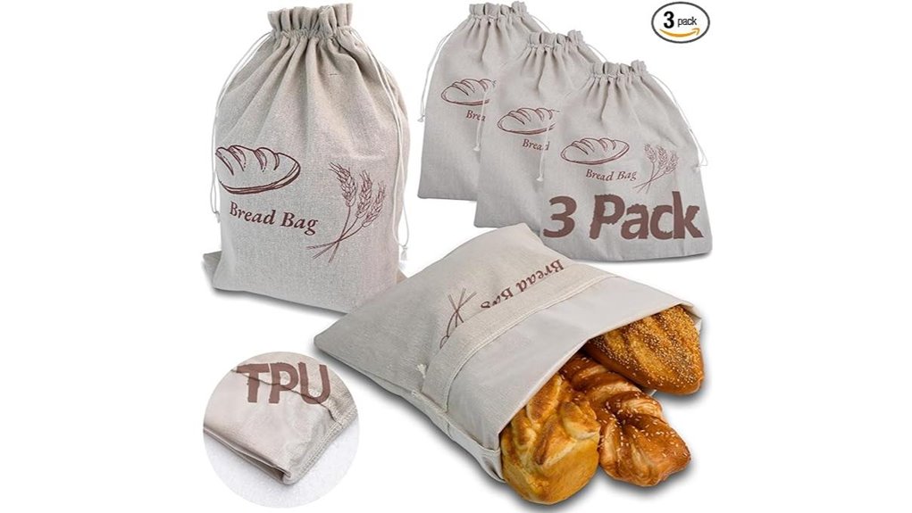 reusable bags for bread