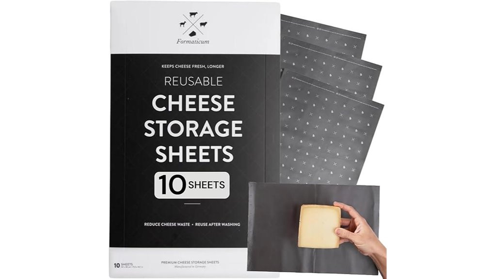 reusable cheese storage sheets
