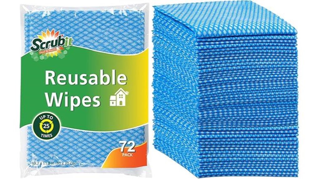 reusable cleaning wipes pack