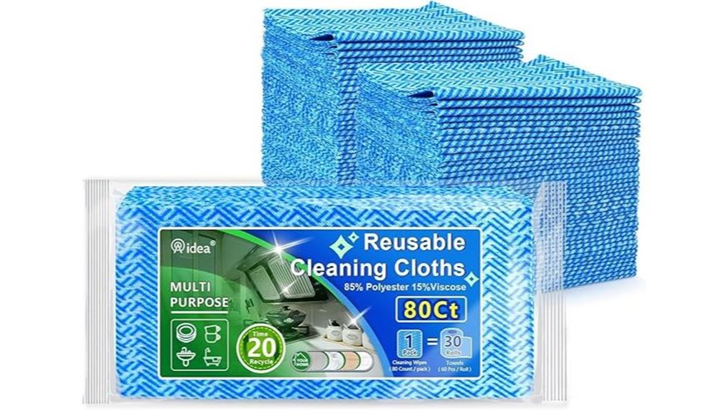 reusable cleaning wipes pack
